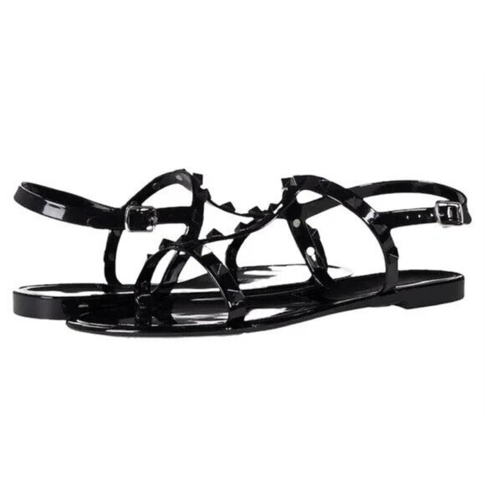 Steven by Steve Madden Women's Size US 7 M Gello Gladiator Stud Black Sa…